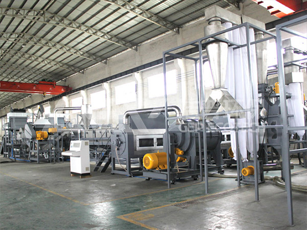 廢舊塑料破碎機生產線,廢舊HDPE瓶回收清洗線處理系統