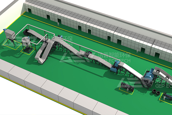 廢輪胎破碎需要哪些手續？輪胎破碎工藝流程