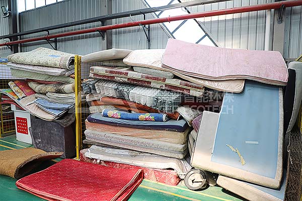 大件垃圾資源化處理工藝系統,解決沙發/床墊處置利用難題