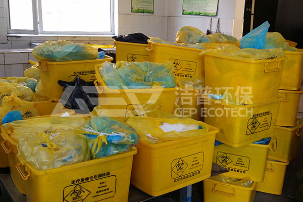 醫療垃圾破碎系統，醫療廢物處理設備及工藝流程