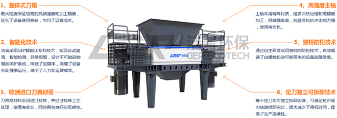 潔普環保高端專業撕碎機