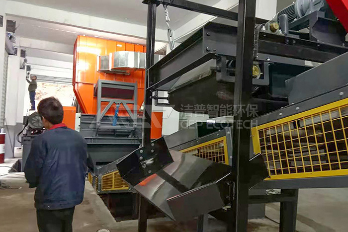 福建大件垃圾(家具,床墊)撕碎處置生產線項目