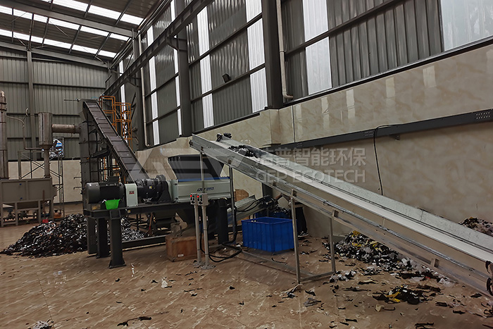 浙江工業皮革邊角料破碎回收處置設備項目