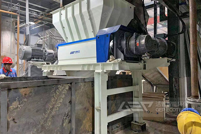 河南200L鐵皮油桶破碎機處理系統(tǒng)項目