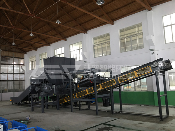 大件垃圾破碎成套設備生產線落地浙江