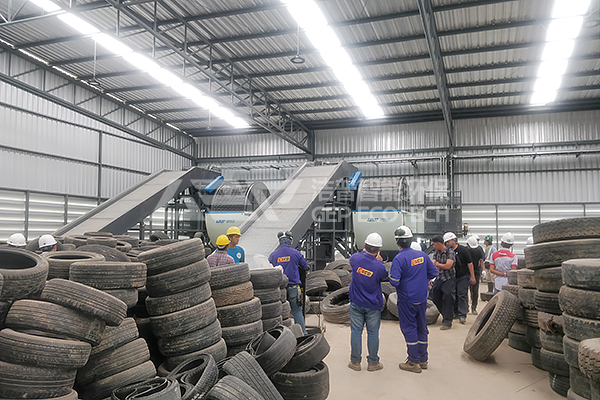 橡膠輪胎堆積嚴(yán)重，黑色垃圾如何處理？