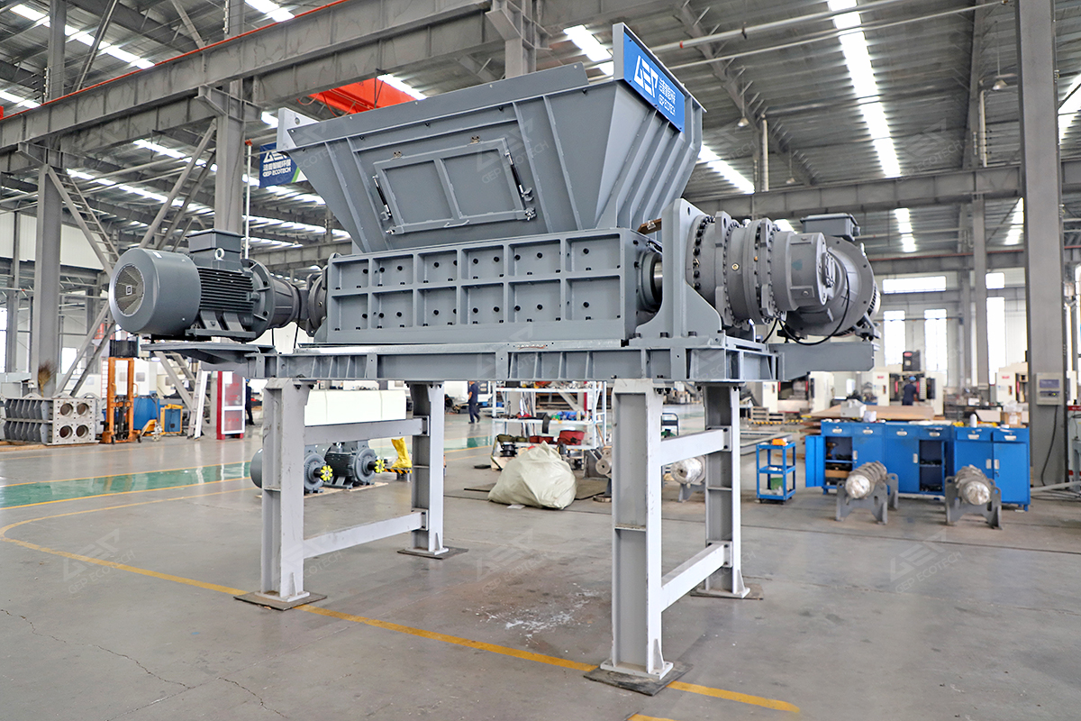 雙軸玻璃撕碎機